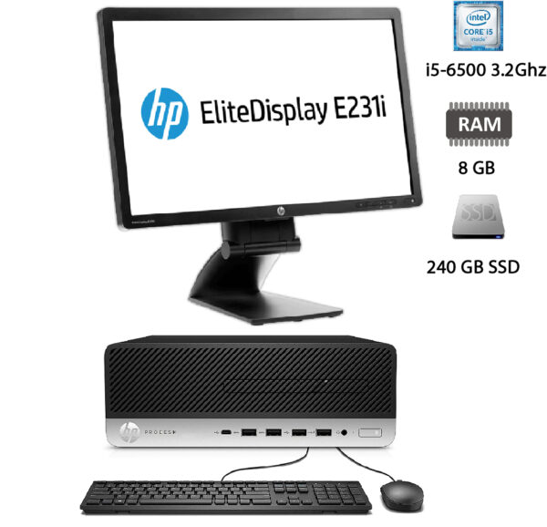 Hp Prodesk 600 G3 Intel Core i5-6500 3.2Ghz - 8GB - 240 GB SSD NUEVO