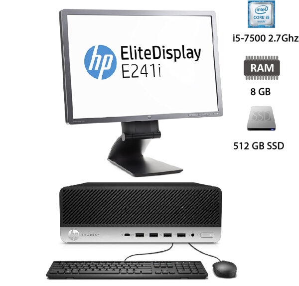 Pack PC + TFT: Hp Prodesk 600 G3 Intel Core i5-6500 3.2Ghz - 8GB - 512 GB SSD NUEVO