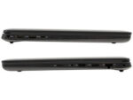 Vista de los laterales de un portátil Dell Latitude 3420 con etiquetas que señalan sus puertos de conexión, incluyendo USB Tipo C, HDMI, puertos USB Tipo A, puerto de red RJ-45 y lector de tarjetas MicroSD.